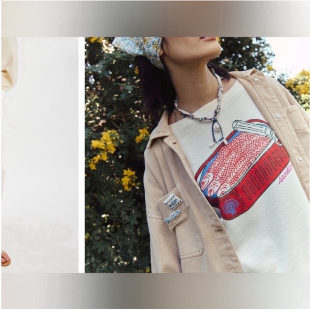 Free People Camden Sardine Sweatshirt - Picture 6 of 8